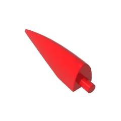 Color: Red - Gobricks GDS-90187 Barb / Claw / Horn / Tooth - Large compatible with lego 11089 Assembles Building Blocks children's toys