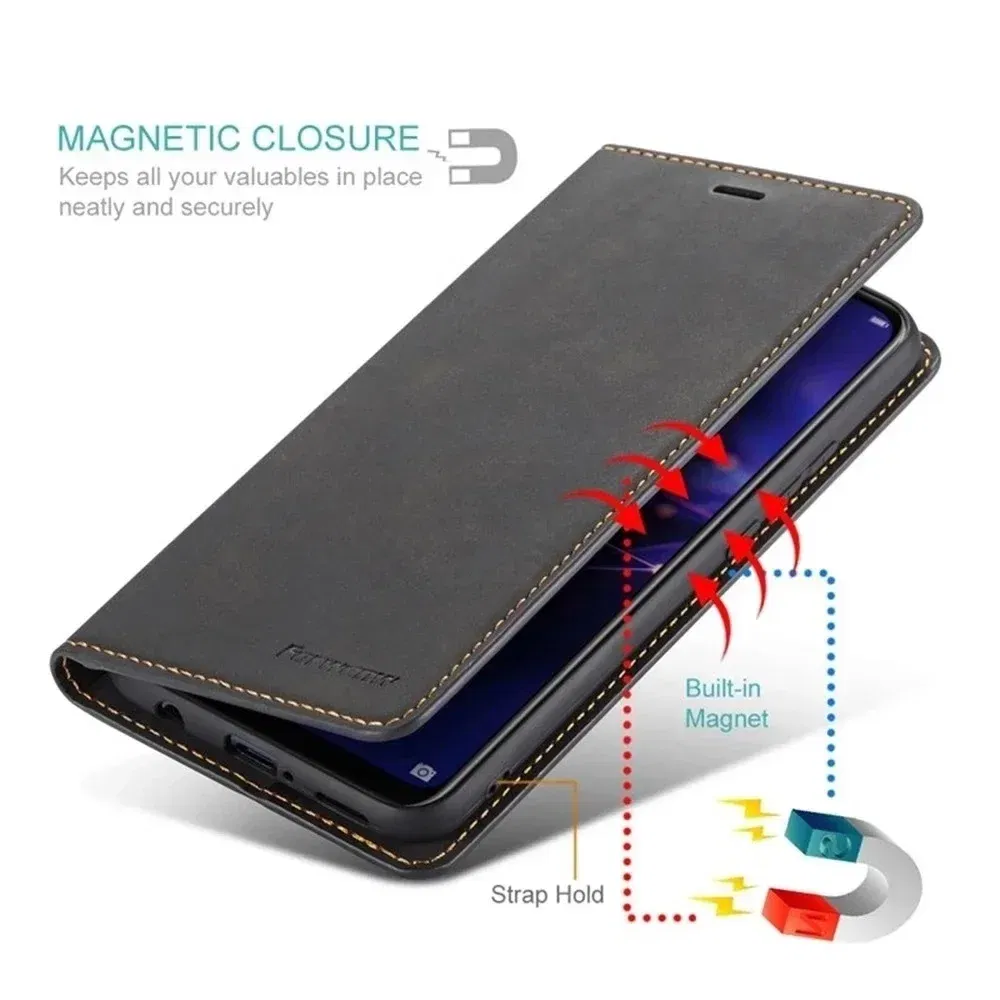 Color: Red, Material: Silicon - Leather Case for Samsung Galaxy A54 A53 A34 A33 A14 A13 A15 A25 A12 A22 A32 A52s A6 A7 A10 A20e A40 A50 A70 A21s A31 A41 A51 A71