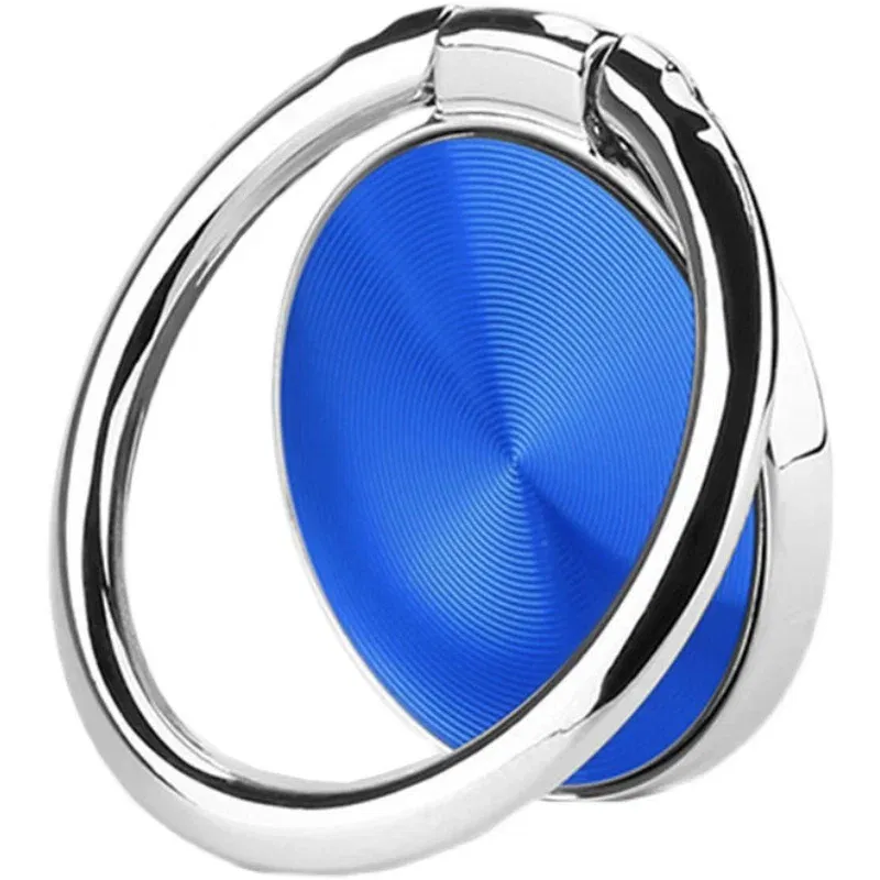 Color: Red - CD Pattern Ultra-thin Mobile Phone Ring Buckle Holder 360 Degree New Round Mobile Phone Holder Magnetic Car Ring Buckle