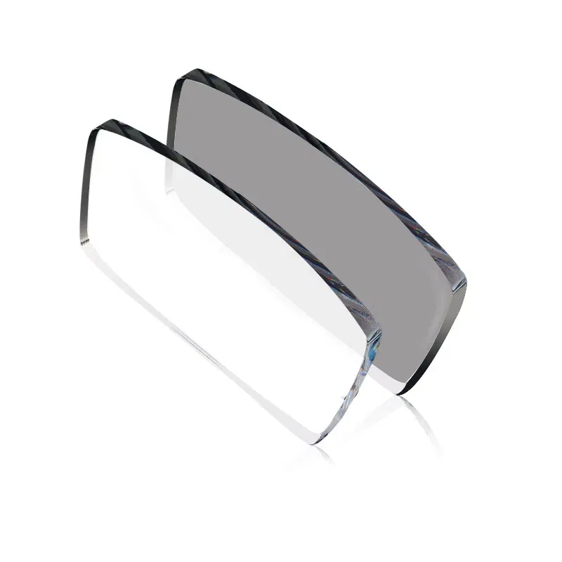 Lenses Color: black, Lens Index: 1.67 - Photochromism Gray Brown 1.56 1.61 1.67 Index Aspheric Lenses UV-proof Myopia Hyperopia Outdoor Prescription Sun Optics Glasses