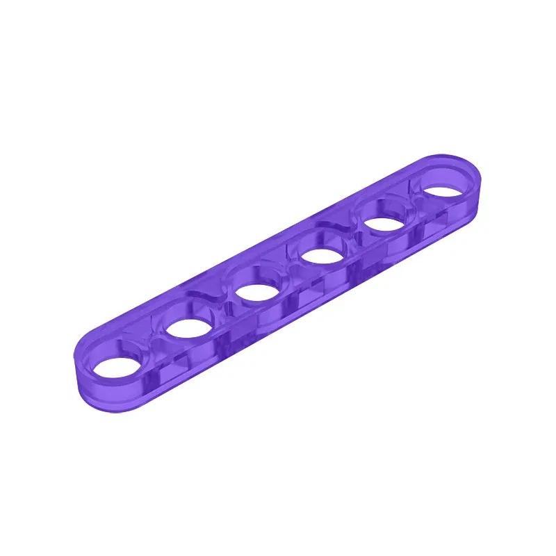 Color: Silver - Gobricks GDS-694 Technical, Liftarm Thin 1 x 6 compatible with lego 32063 pieces of children's DIY Building Blocks Technical