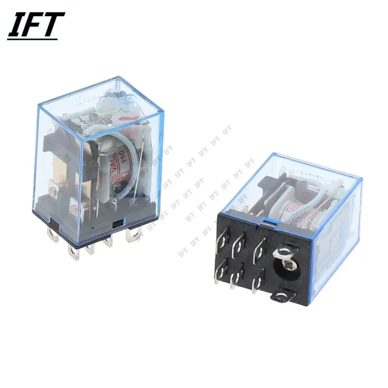 Size: XS?€old?‰ - 1Pc LY2NJ HH62P HHC68A-2Z Electronic Micro Mini Electromagnetic Relay 10A 8PIN Coil DPDT DC12V,24V AC110V 220V Hot