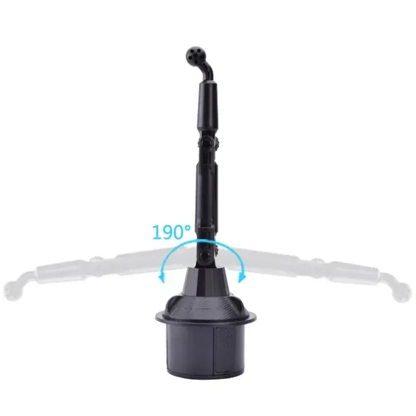 CarLong Arm  Phone Holder 360 Rotation Adjustable Base Universal Car Navigation GPS Bracket For Smartphone Stand in Car Cup Hole