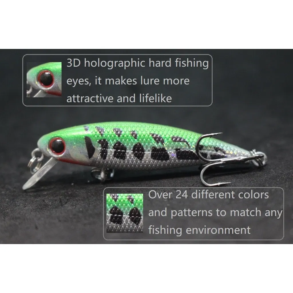 Color: Silver - wLure Fishing Lure 4.5g 5.9cm Tiny Sinking Minnow Carp Fresh Water Use Wild Wobble Bronzing and Plating Painting M639