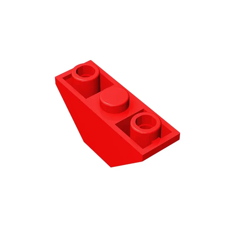 Color: Clear - Gobricks GDS-984 Slope, Inverted 45 3 x 1 Double compatible with lego 18759 2341 DIY Educational Building Blocks Technical