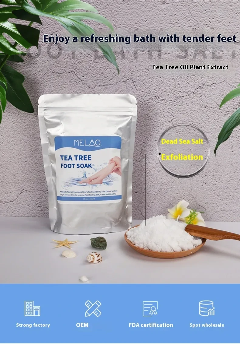 Feet Bathing Salt Exfoliating Care Skin Moisturizing