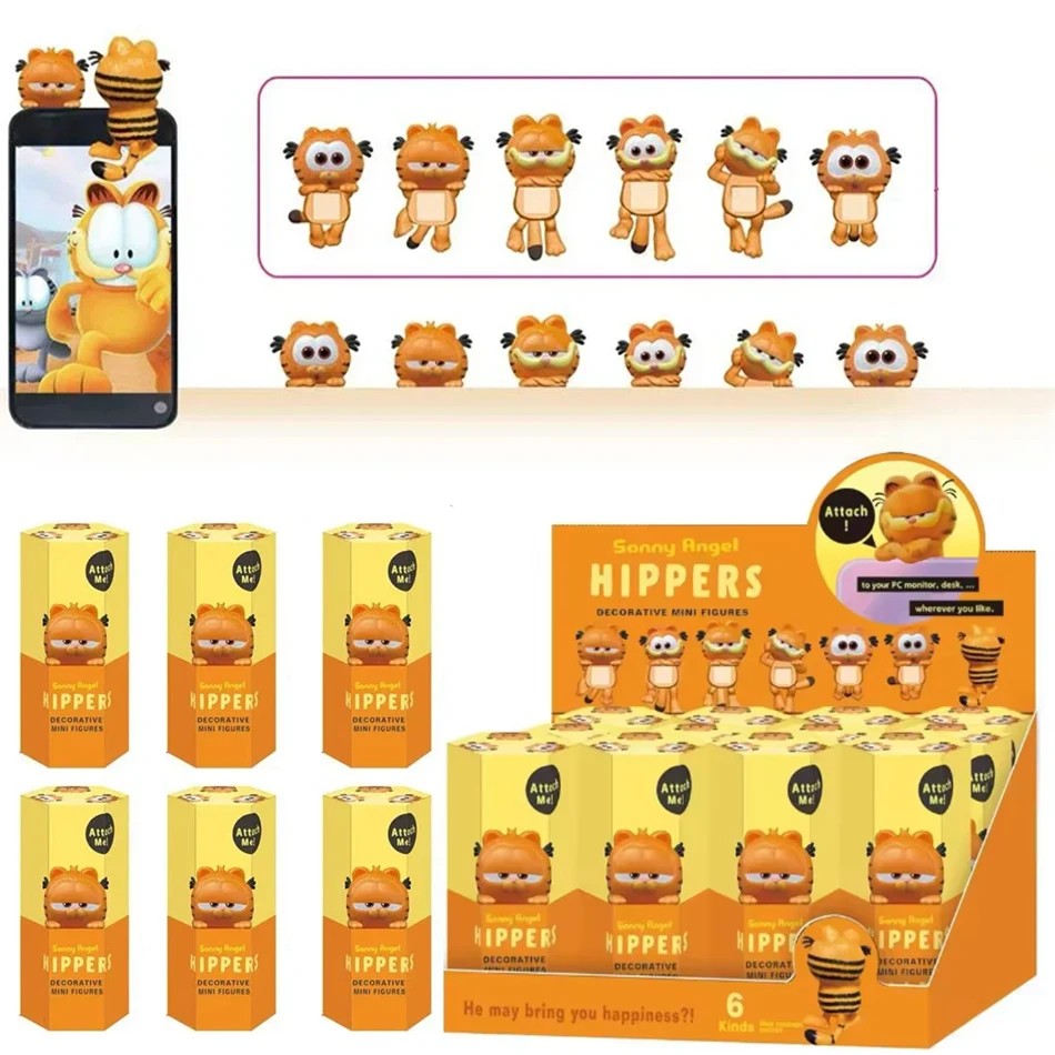 Color: Brown - Nieuwe Garfield Sonny Angel Blind Box Capybara Anime Figuren Ornamenten Poppen Fans Kinderen Kerstcadeau