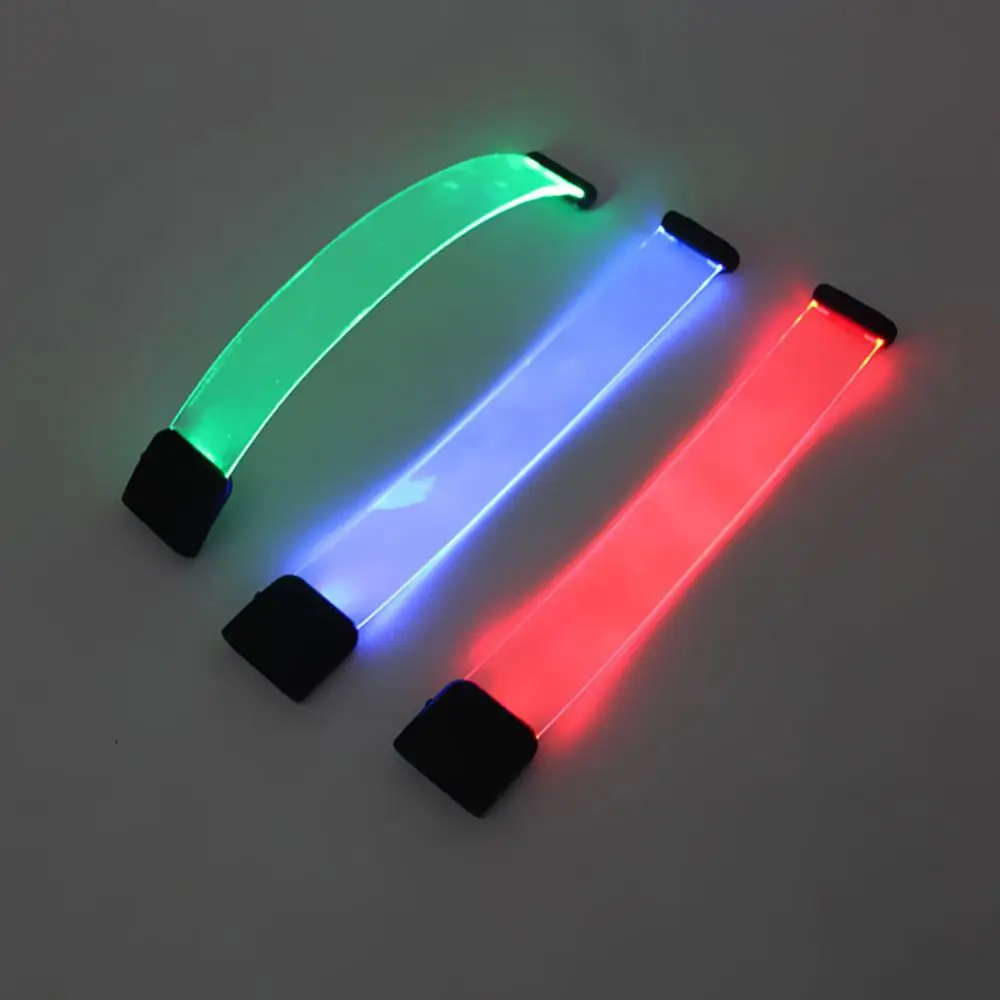 Color: Dark Khaki, Size: L, Ships From: CHINA - LED Light Bracelet Silicone Sound Controlled Led Light-emitting Bracelet Light Band Entertainment Party Wristband Halloween Belt