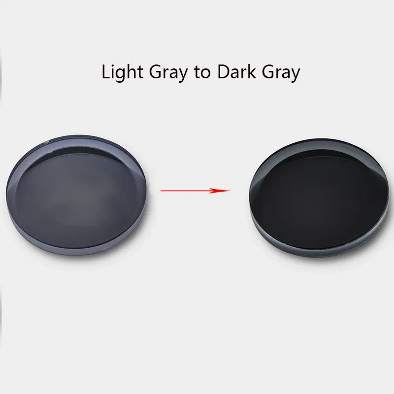 Lenses Color: black, Lens Index: 1.56 - 2 PCs 1.56 1.61 1.67 Photochromic Polarized Prescription Glasses Lenses Myopia Progressive Sunglasses Lens Anti-reflection/glare