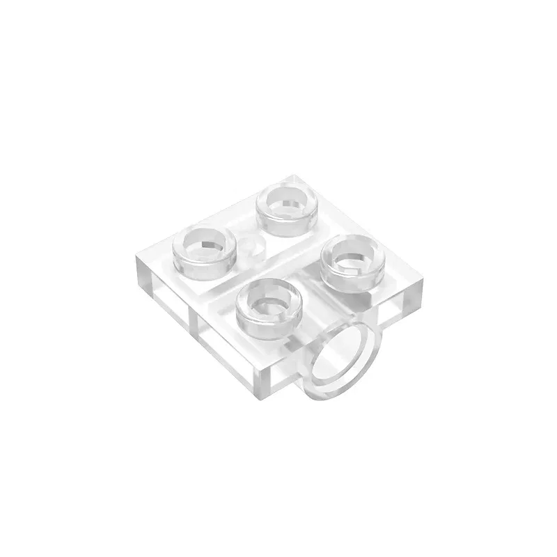 Color: GRAY - MOC PARTS GDS-848 Plate, Modified 2 x 2 with Pin Hole - Full Cross Support Underneath compatible with lego 10247 2444