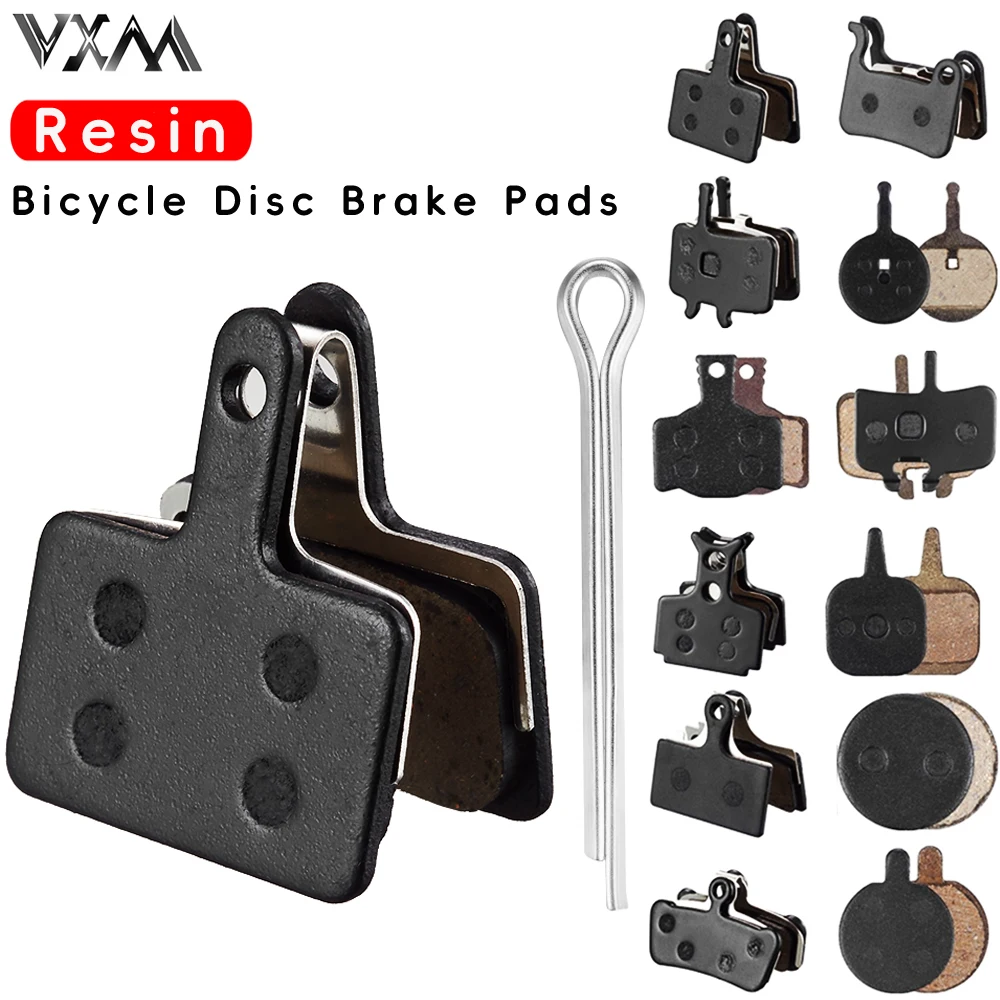 Color: Light Grey - VXM MTB Bike Cycling Hydraulic Disc Brake Pads Resin semi-metallic for SHIMANO AVID HAYES Magura Formula M8020 DB Bicycle Parts