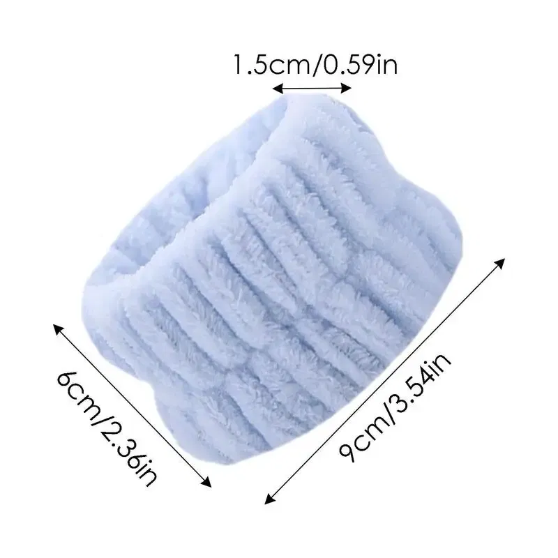 Color: Pink, Ships From: france - 2pc Wrist Washing Belt Soft Microfiber Towel Wristbands For Washing Face Water Absorption Washing Prevent Wetness Wrist Washband