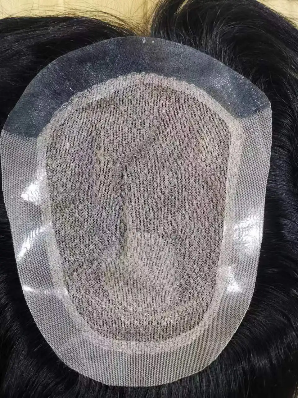 Toupee Color: 220#, Toupee Density: 80%, Length: 10 Inches - Silk Base Top With PU Men Toupee Male Breathable Men's Capillary Prosthesis 100% Real Natural Hair Replacement System Unit Wigs