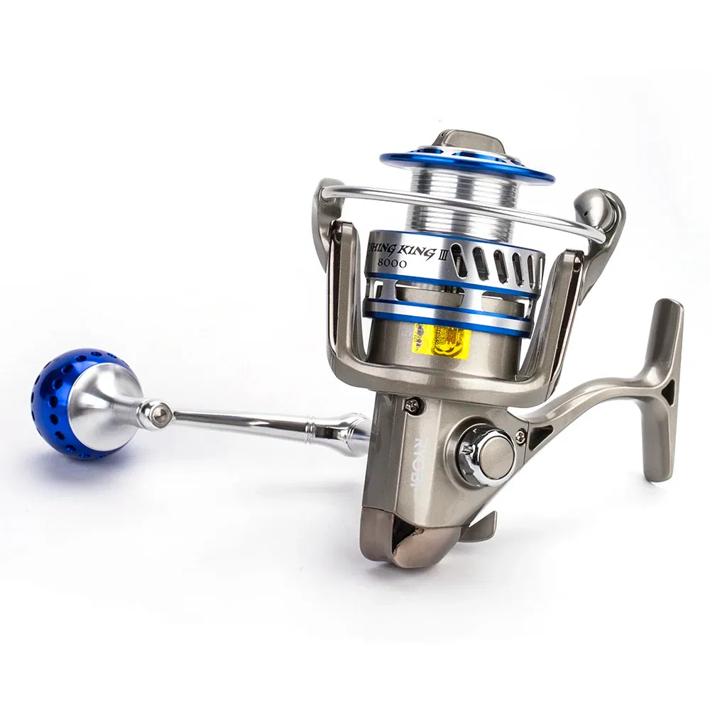 Color: Silver, Ships From: CHINA, Bearing Quantity: 7, Spool Capacity: 3000 Series - RYOBI FISHING KING ?… ?…? ?…? Reels Spinning Wheel 6+1BB Gear Ratio 5.0:1/5.1:1  Drag 2.5-10kg  Fishing Coil