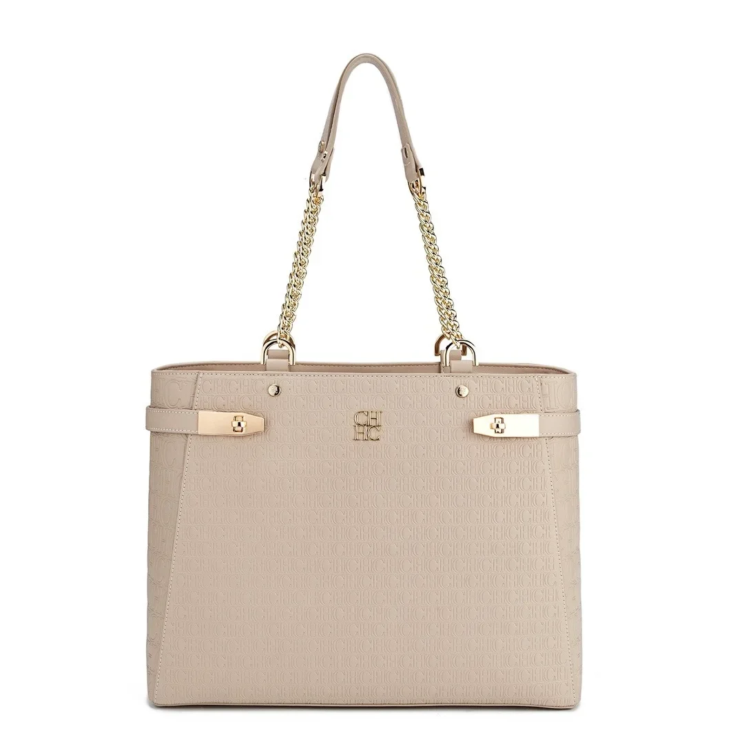 Color: black - 2025 Women Shopper Tote Bag Featuring Fashionable Solid Color Commuter Design And Letter Logo Luxury
