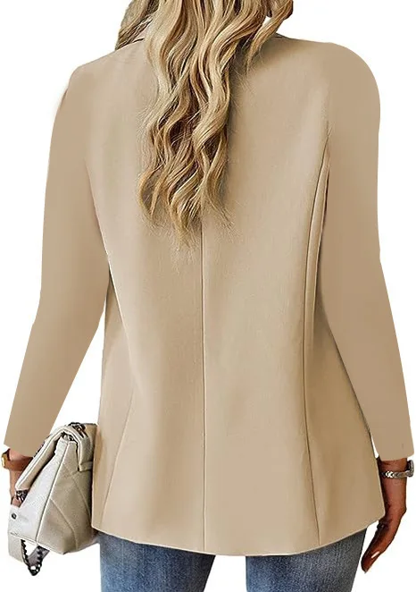 Color: Red, Size: XXXL - Womens Spring Winter Down Full Long Sleeve Coat Autumn Blazer Button Outwear Suit Cardigan Female