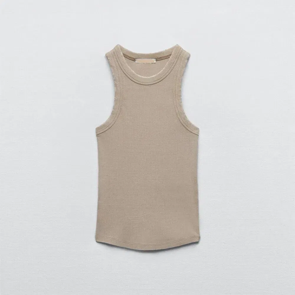 Size: S, Color: Black - BMURHMZA Fashion New Water Wash Rib Simple Retro Workwear Women's Tank Top