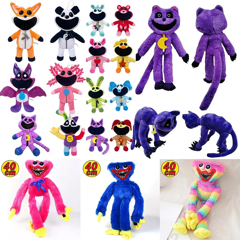 Color: Light green - Smiling Critters Plush Toys Catnap Dogday Stuffed Dolls Cartoon Aminal Game Peripherals Plush Toys Kids Birthday Christmas Gifts