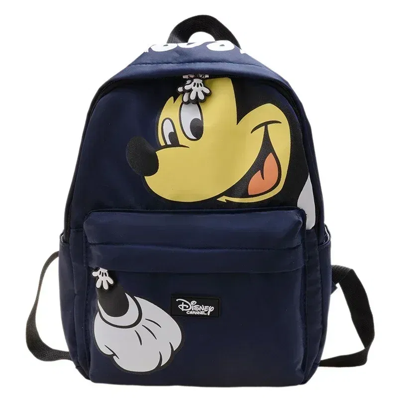 Color: Blue - Disney Cartoon Donald Duck Children's Backpack Cute Mickey Mouse Kindergarten Boys Girls Backpacks School Bags Children's Gifts