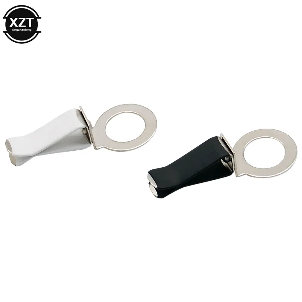 Color Name: WHITE - Car Air Conditioner Air Outlet Perfume Clip White Black 360 ?° Rotating Stainless Steel Perfume Glass Bottle Clip Car Accessories