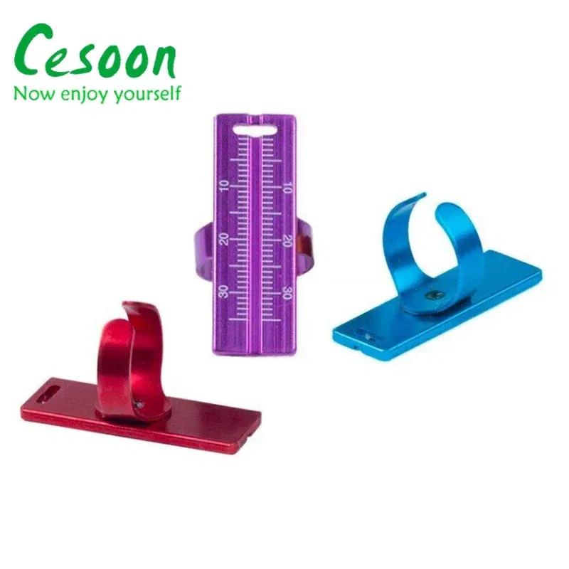 Color: Pink - 1Pc Dental Ring Ruler Colorful Dentistry Root Canal Measuring Ruler Endodontic Measuring Equipment Aluminium Alloy Instrument