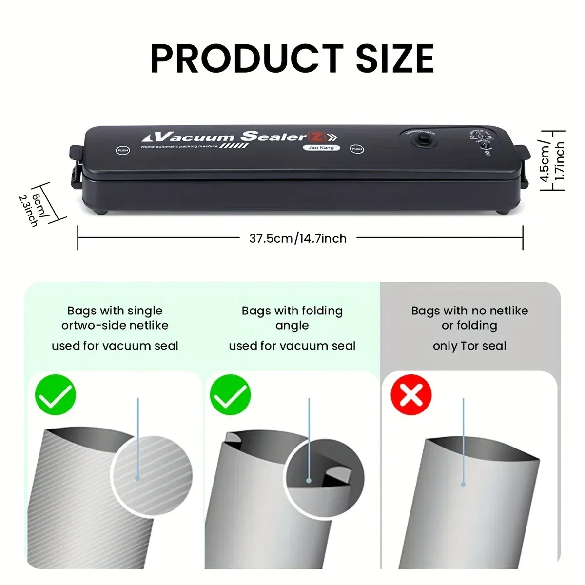 Color: Red - Electric Vacuum Sealers Food Sealer Machine Foods Fresh Storage Vacuum Sealer Machine Plastic Bags Sealer For Storage Food