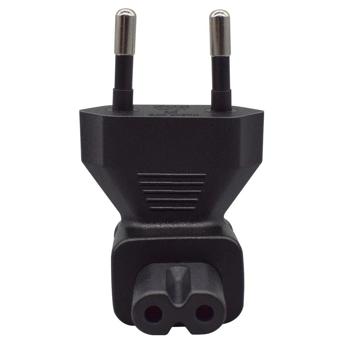 Color: black, Standard: Other - JORINDO EU TO IEC320 C7 conversion plug, European 2 Pin Male plug to IEC 320 C7 RIght Angle AC adapter