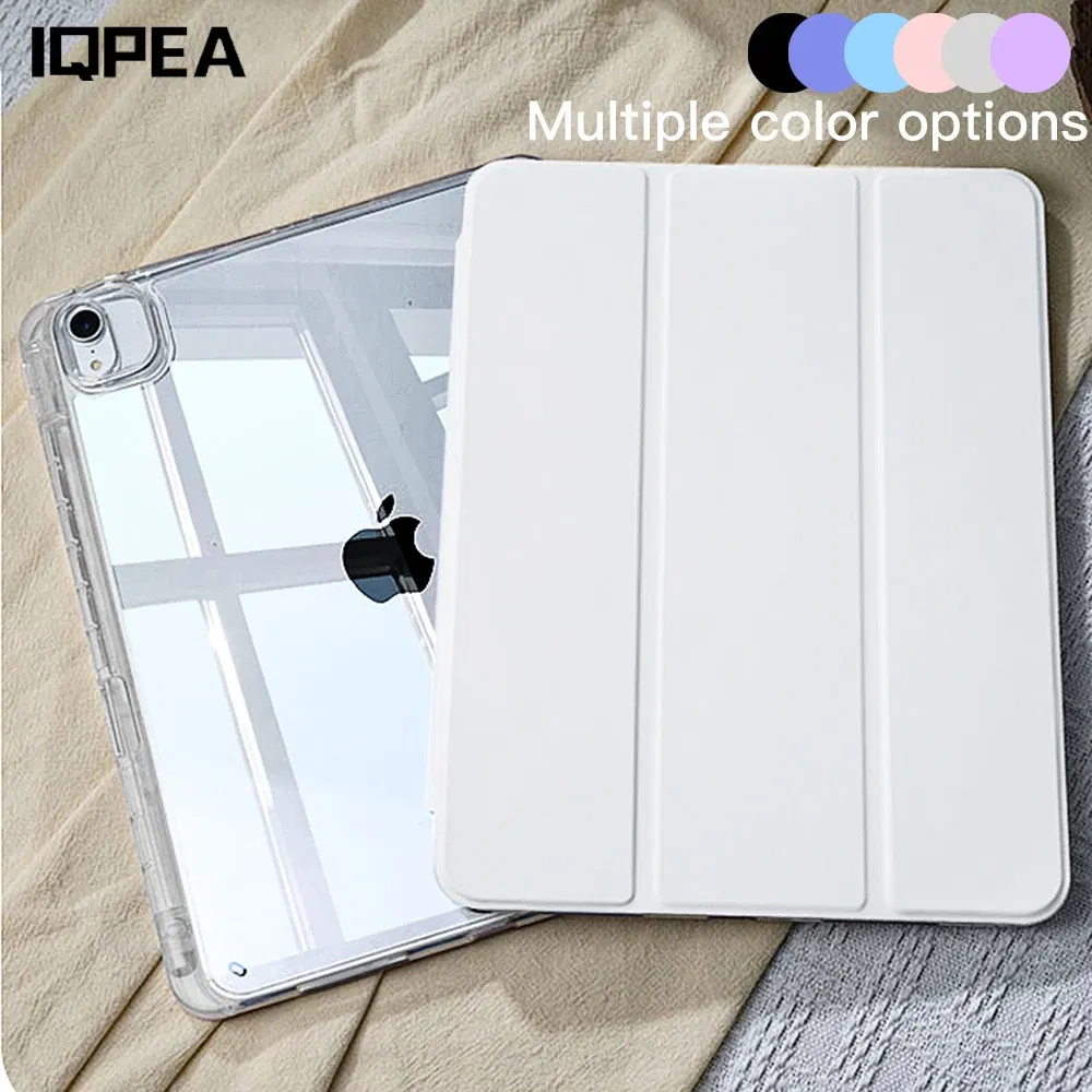 Color: GRAY, Size: Sixteen - For 2025 iPad Air 11 Case iPad 10th Generation 11th A16 9th Cover Gen iPad Pro11 4 5 10.9in 12.9 M2 M3 M4 Pencil Holder Case