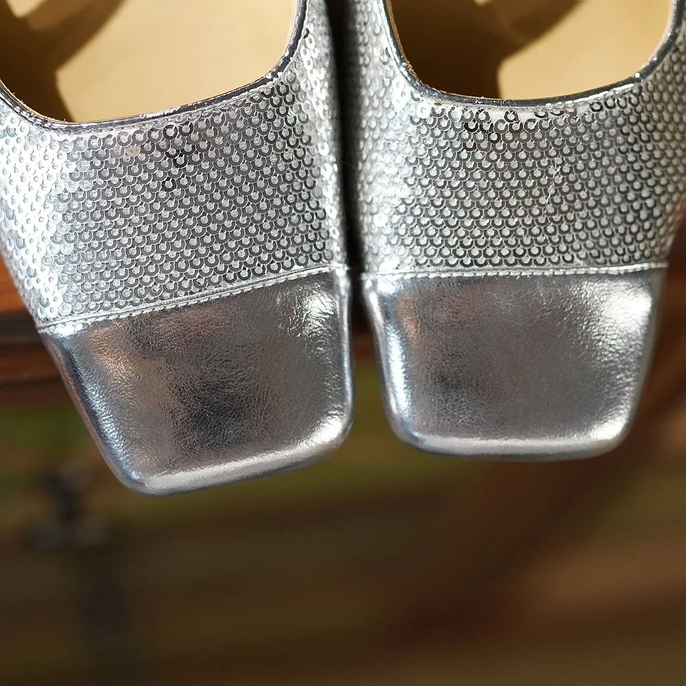 Color: Beige, Shoe Size: 37 - 【JOCHEBED HU?‘Sexy Genuine Leather Square Toe Women Sandals Thin High Heels Slingback Pumps Fashion Office Party Shoes 33-40