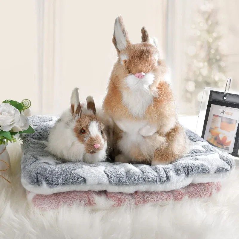 Color: Tea Brown, Size: XL - Flannel Thickened Dog Bed Mat Soft Pet Sleeping Mat for Dogs Cats Winter Warm Pet Blanket
