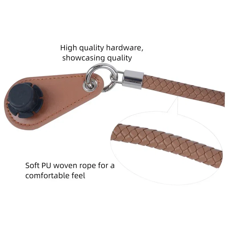 Color: Red Wine, Ships From: CHINA - New 1 pair Obag PU Woven braided leather Rope Handles straps round handlefor O Bag accessoires