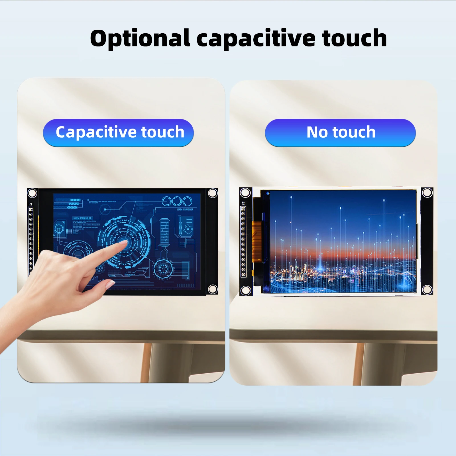 Color: green - 3.5 inch SPI TFT LCD Screen Colorful IPS capacitive Touch Display Module ST7796 320*480  IPS For Esp32&arduino