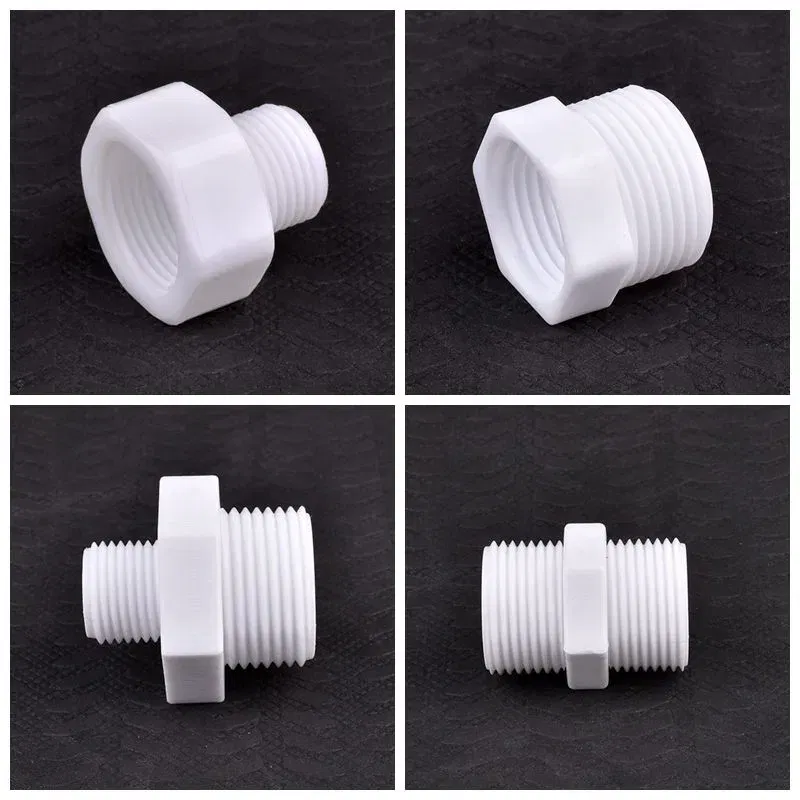Color: PURPLE, Diameter: 1'' - 1~20pcs 1/2" 3/4" 1" Male/Female Thread Bushing Connector Equal/Reducer Nipple Joint Aquarium? Tank Garden Water Pipe Connector