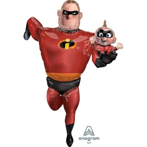 Airwalker Incredibles 2 Mr Incredible & Jack Jack