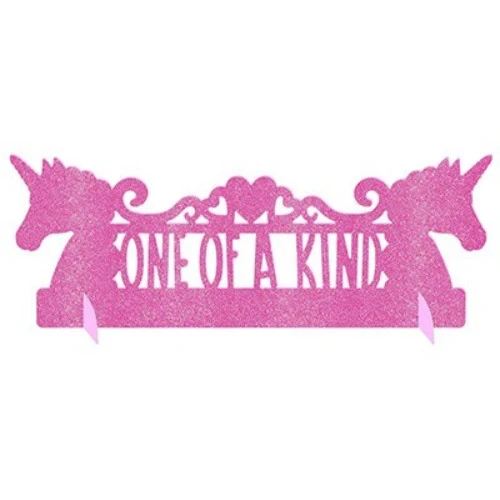 Magical Unicorn Table Decoration Glittered