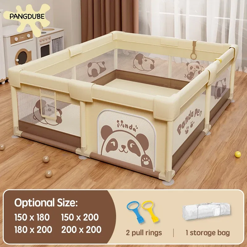 Color: Blue, Ships From: CHINA - PANGDUBE Panda Baby Playpens Children's Playpen Optional 4 Sizes Playpen for Baby Activity Gym Kids Play Fence Playground
