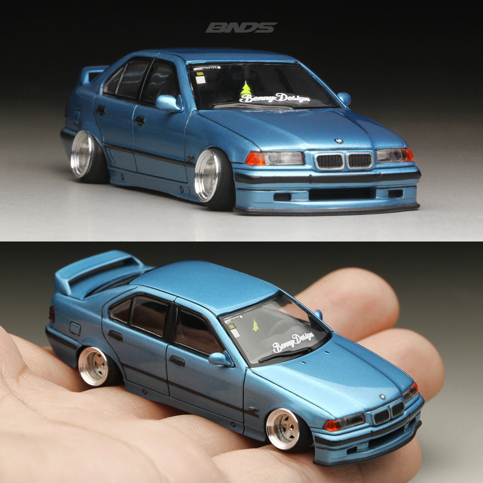 Color: Black, Ships From: CHINA - 1/64 Alloy Wheels With Rubber Tires By BNDS 64053/64088 Assembly Rims Modified Parts for Model Car Refitted VIP Style