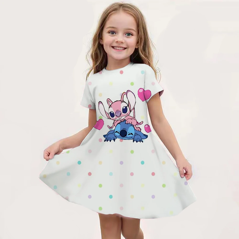 Color: Blue, Ships From: CHINA, Kid Size: 8 - Hot Sale Kids Girl Cosplay Snow Queen Top Disney Lilo & Stitch Princess Dress for 2-14 Years Girls Birthday Party Dresses