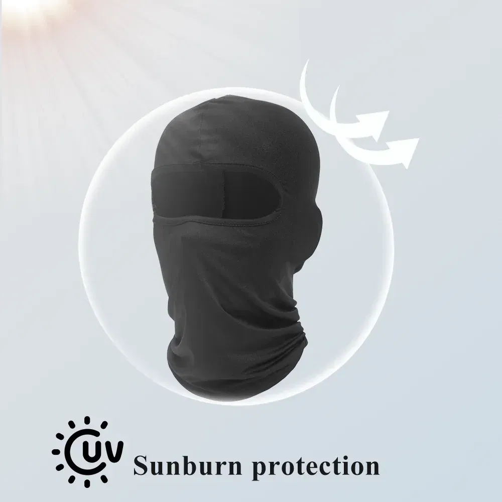 Color: Gold - Breathable Sports Balaclava Hat Quick-Dry Windproof Full Face Mask Headgear for Riding Running Ski Hiking Outdoor Face Cover Men