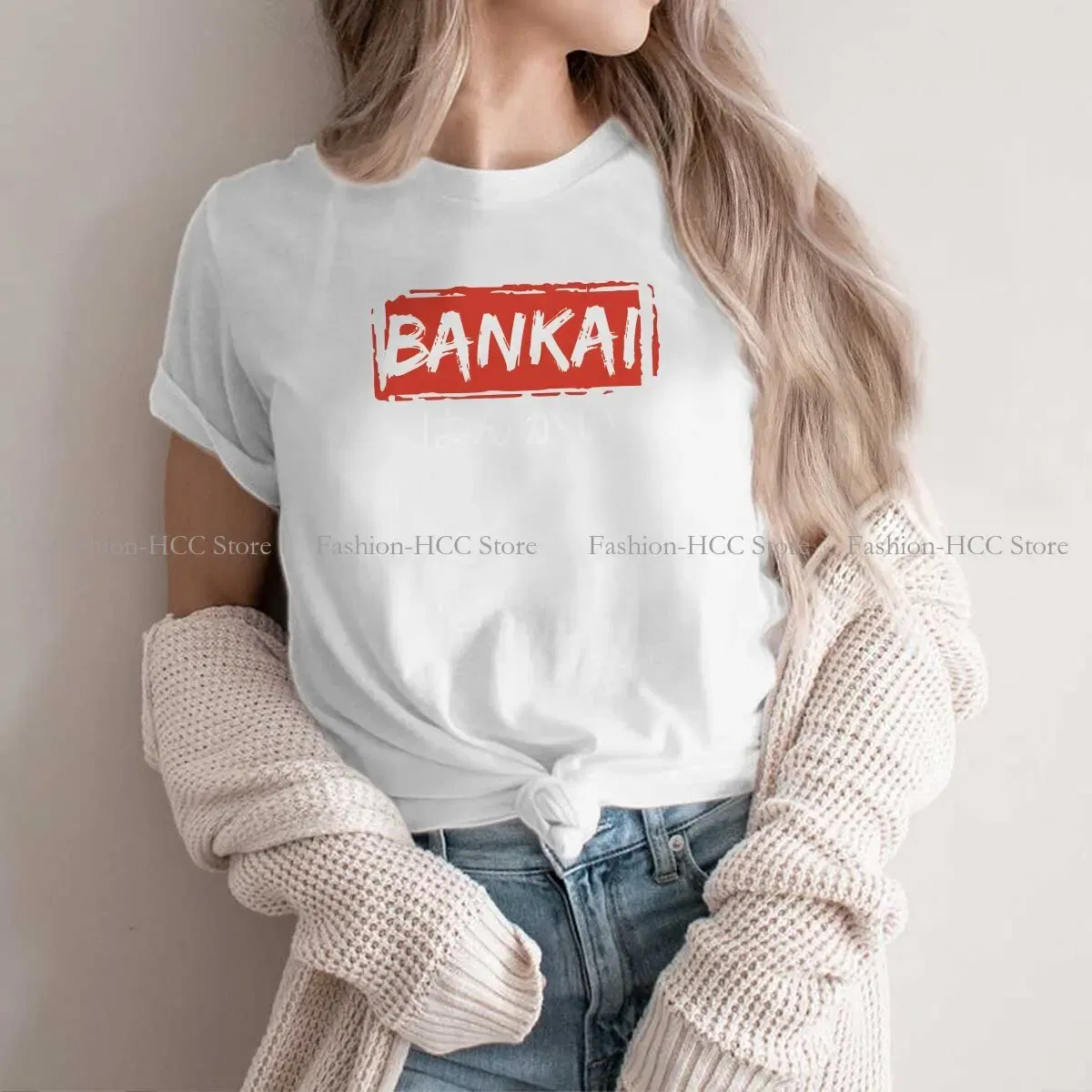 Color: black, Size: XXXL - Essential Round Collar Polyester TShirt Bleach Cartoon Anime Original T Shirt Women Clothes