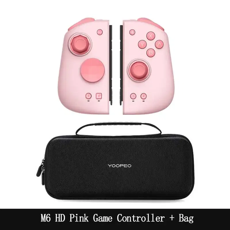 Bundle: Bundle 1, Color: silver, Ships From: CHINA - New! M6s Gemini 2 Gamepad Console for Nintendo Switch Joy-con Game Handle Grip Bluetooth Wireless Controller for Switch OLED