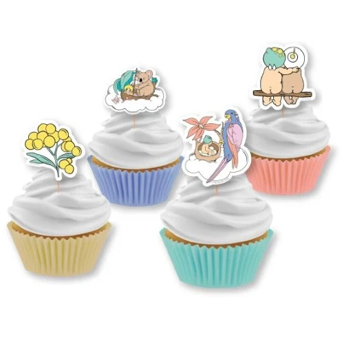 May Gibbs Cupcake & Pick Set  - Pack of 24
