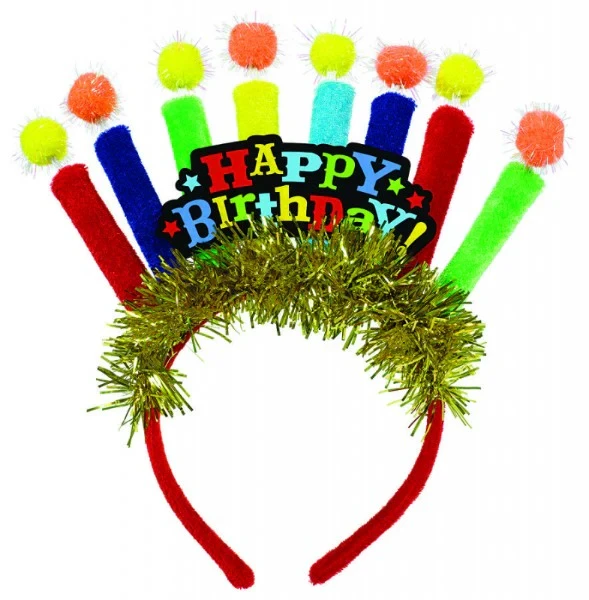 Headband - Birthday Candle (Fabric Ruffle)