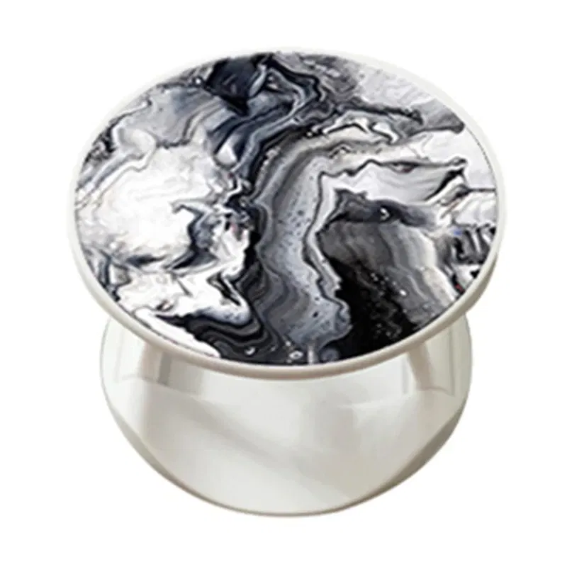 Color: black - New Popular Marble Phone Holder Support Smartphone Popping Phone Holder Pocket Socket Stand for Phones and IPad accessories
