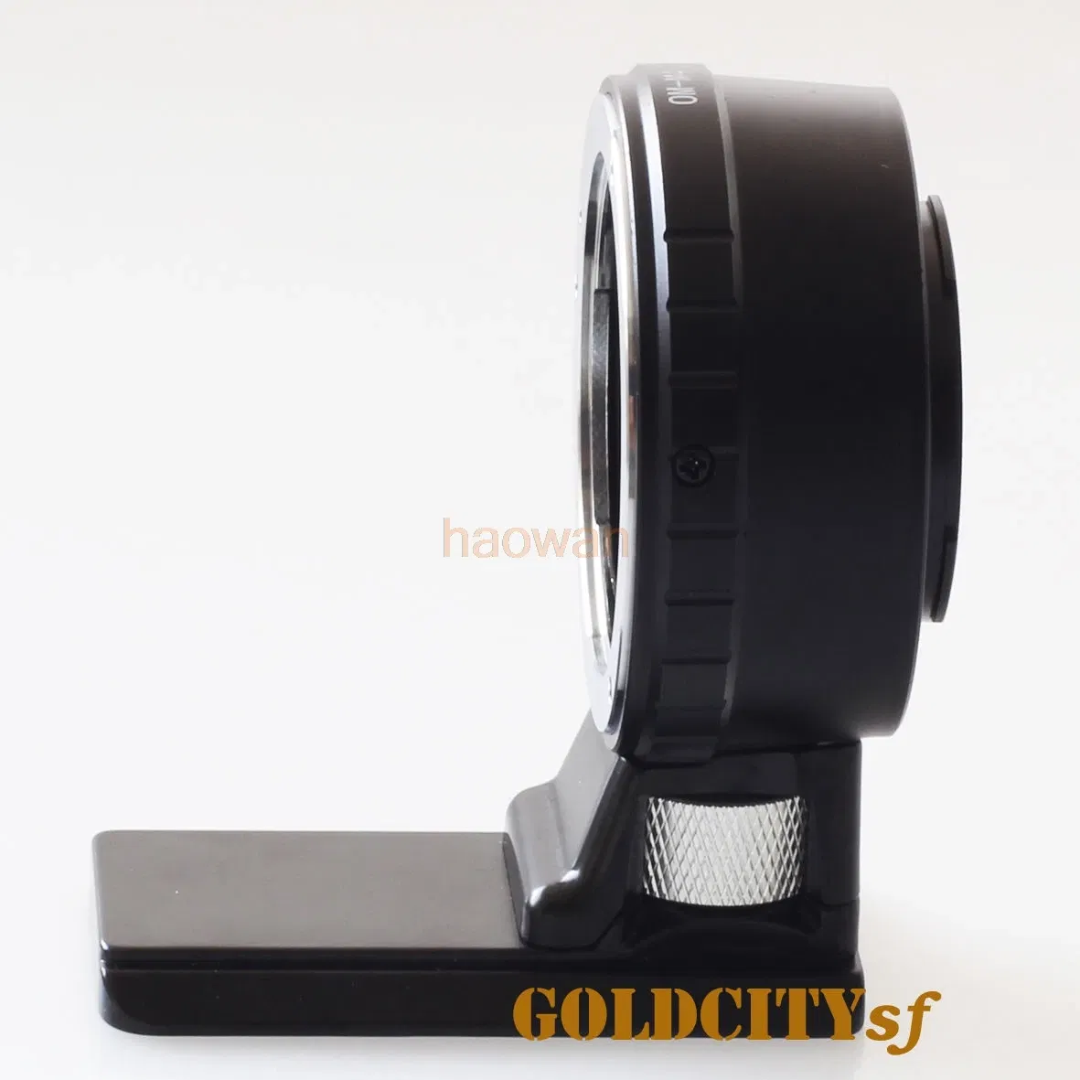 Color: Beige - OM-m43 Adapter ring with tripod stand for olympus om Lens to M4/3 G1 G7 GH1 GF1 GF3 GF7 GF6 GH4 GM1 GX7 GX8 EM5 EM1 EM10 camera