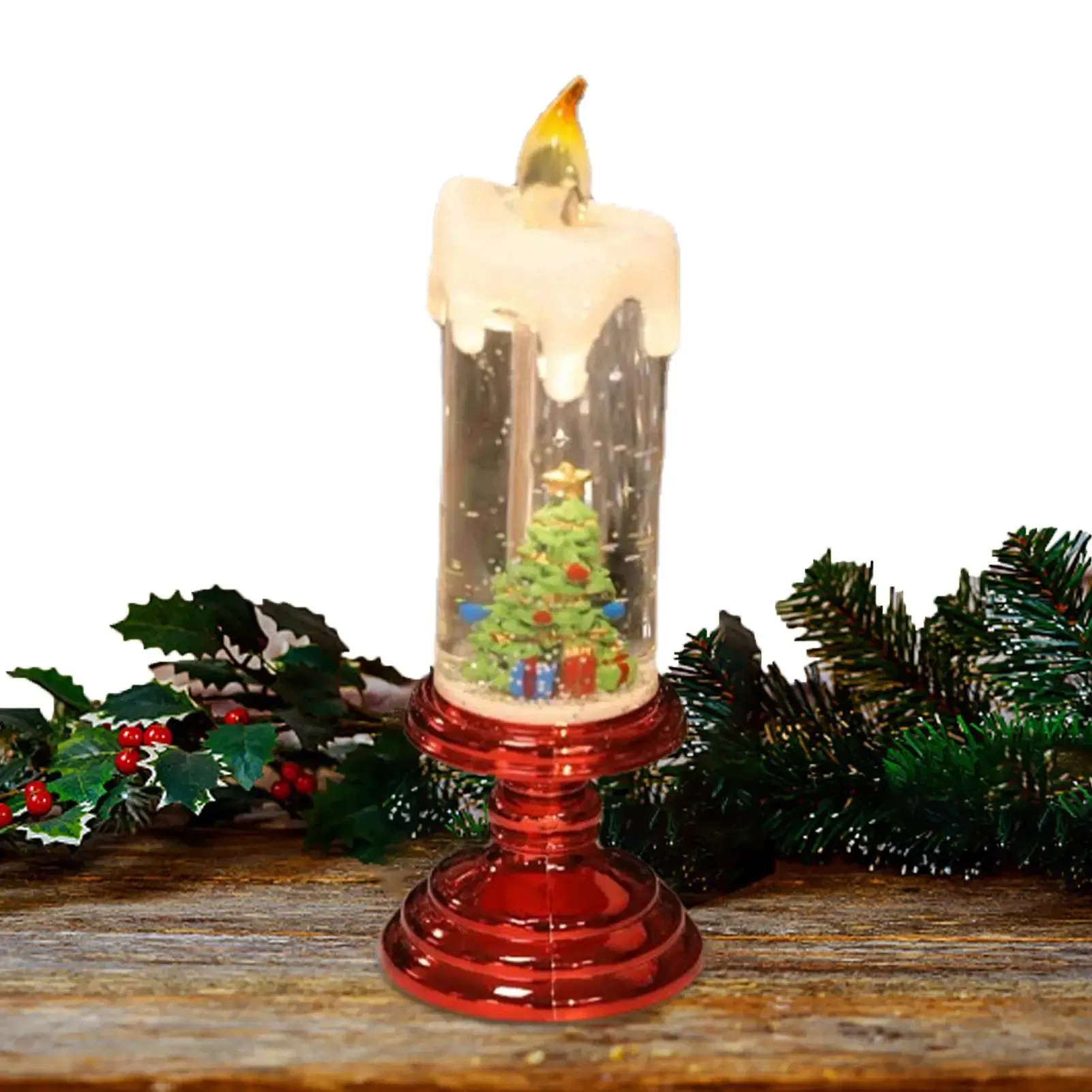 Color: Silver, Ships From: spain - Led Christmas Candles Christmas Candles With Pedestal Christmas Party Ornament For Him Her Christmas Gift For Changing
