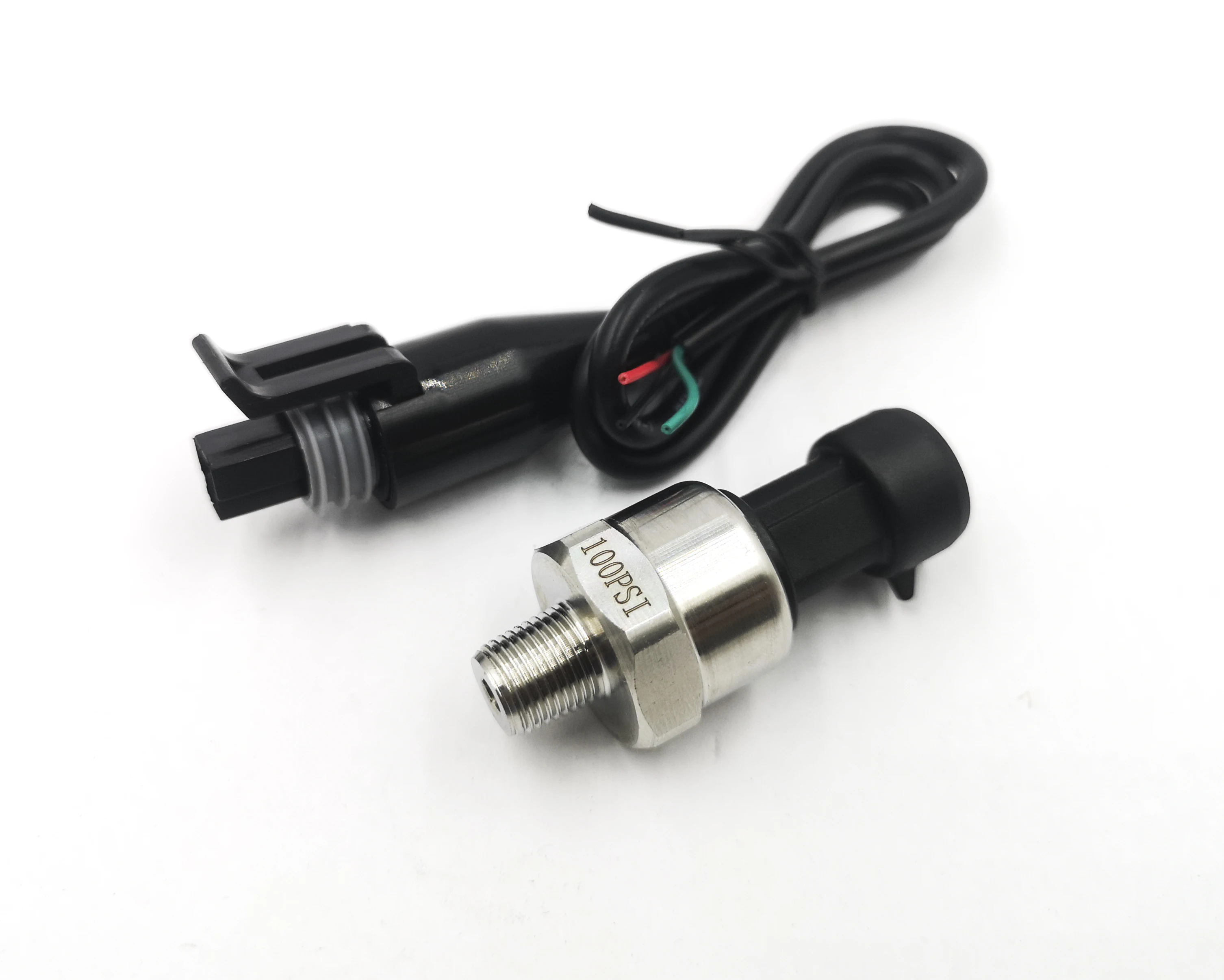 Color: PURPLE - pressure sensor transducer transmitter for water oil fuel gas air 1/8NPT DC 5V ceramic sensor stainless steel 5-300psi optional