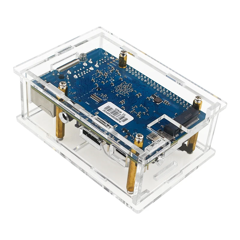Bundle: Bundle 1, Color: Blue - Orange Pi 3B 8GB 4GB 2GB RAM Rockchip RK3566 WiFi5+BT 5.0 Gigabit LAN Port Single Board Run Android Linux OpenHarmony OS Mini PC