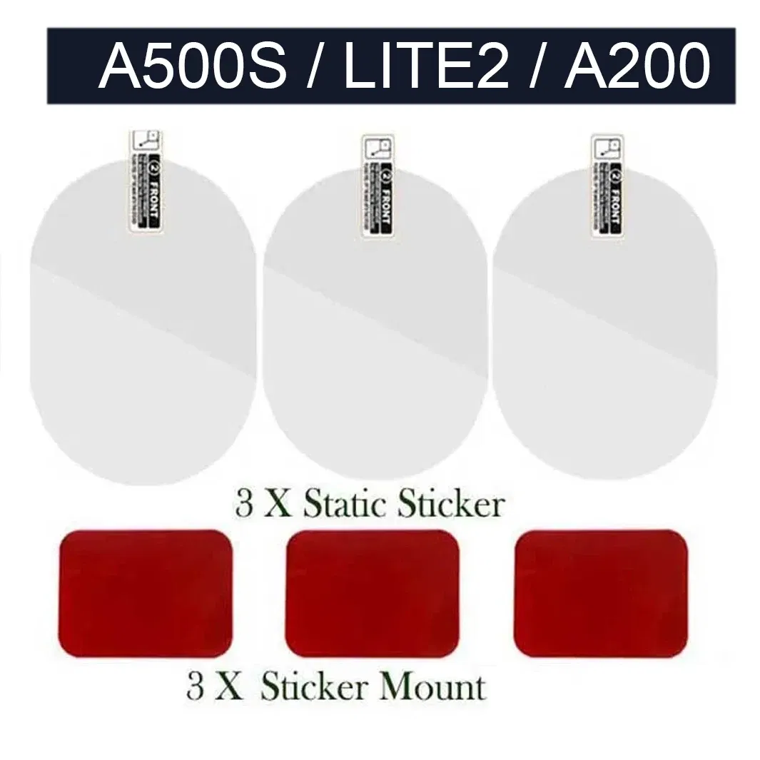 Color Name: black - For 70mai Dash Cam Pro plus + A500S LIE2 A200 Dash Cam Film and Static Stickers for 70mai A500S / LIE2 A200 Dash Cam Mount