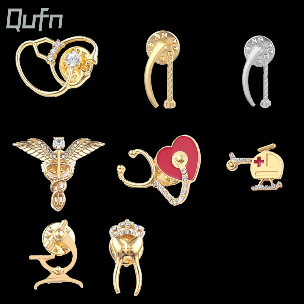 Metal color: Rhodium Plated, Ships From: CHINA - Medical Pins Icons Medical Helicopter Intestine Tissue Blood Capillary Biology Chemistry Brooches Nursing Accessories And Gifts
